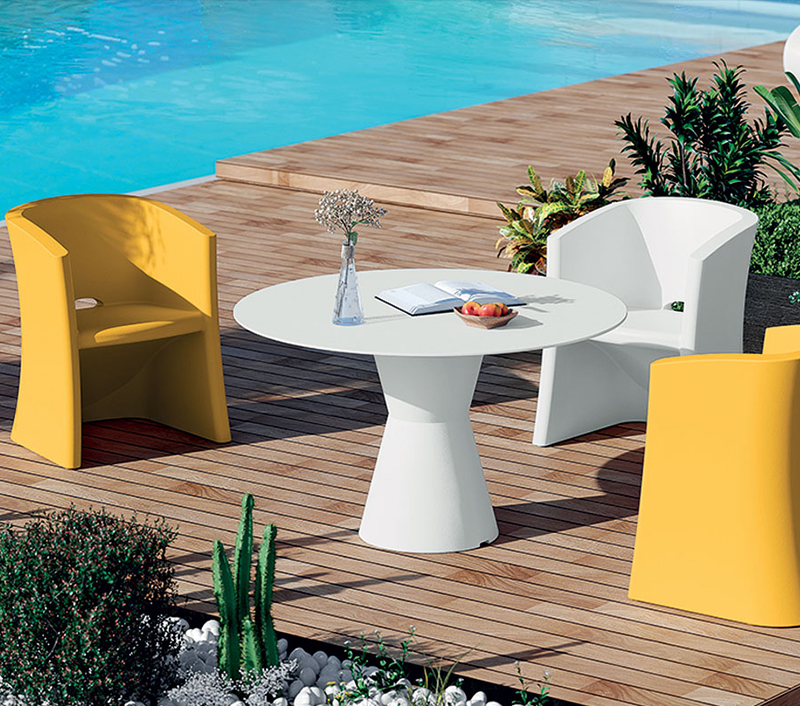 Breeze armchair LUMINOUS PEANUT BENCH