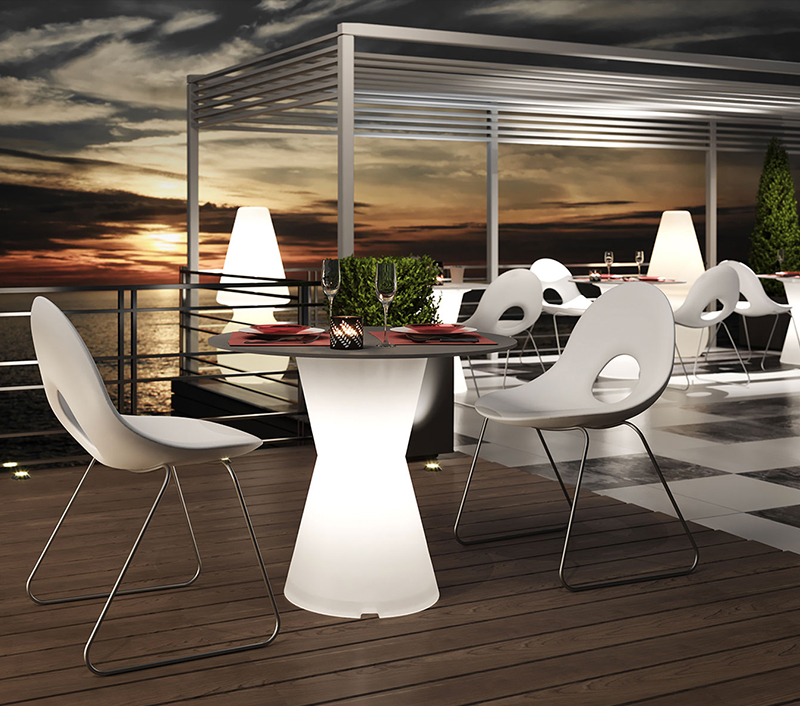 Dot luminous table leg DOT LUMINOUS TABLE LEG